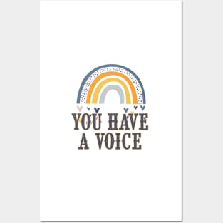 You have a voice | Encouragement, Growth Mindset Posters and Art